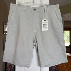 Cooper Jones Supply NWT W36 Men's Gray Pin Stripe Shorts. Beach Wedding Warm.
